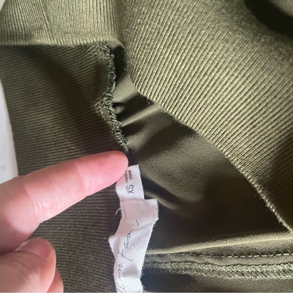 ALL In Favor Nordstrom Olive Green Cargo/Jogger with Cuffed Legs Size XS - Picture 8 of 10